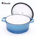 6.5 Quart Enamel Cast Iron Cookware Casserole